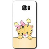 MRCİLETİSİM mrc198644 Sevimli Kedi Kılıf HD Desen Baskılı Arka Kapak + Temperli Cam Samsung Galaxy Note 5 ile uyumlu