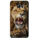 MRCİLETİSİM mrc198649 Lion King Kılıf HD Desen Baskılı Arka Kapak + Temperli Cam Samsung Galaxy Note 5 ile uyumlu