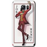 MRCİLETİSİM mrc198651 Joker İskambil Kılıf HD Desen Baskılı Arka Kapak + Temperli Cam Samsung Galaxy Note 5 ile uyumlu