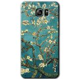 MRCİLETİSİM mrc198654 Almond Blossom Kılıf HD Desen Baskılı Arka Kapak + Temperli Cam Samsung Galaxy Note 5 ile uyumlu