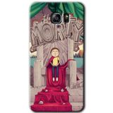 MRCİLETİSİM mrc198660 Morty Kılıf HD Desen Baskılı Arka Kapak + Temperli Cam Samsung Galaxy Note 5 ile uyumlu