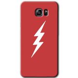 MRCİLETİSİM mrc198701 Flash Logo Kılıf HD Desen Baskılı Arka Kapak + Temperli Cam Samsung Galaxy Note 5 ile uyumlu