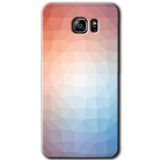 MRCİLETİSİM mrc198723 Polygon Graident 3 Kılıf HD Desen Baskılı Arka Kapak + Temperli Cam Samsung Galaxy Note 5 ile uyumlu