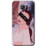 MRCİLETİSİM mrc198741 Bad Girl Kılıf HD Desen Baskılı Arka Kapak + Temperli Cam Samsung Galaxy Note 5 ile uyumlu