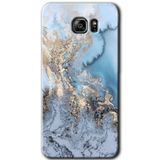 MRCİLETİSİM mrc198759 Eski Mermer Kılıf HD Desen Baskılı Arka Kapak + Temperli Cam Samsung Galaxy Note 5 ile uyumlu