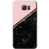 MRCİLETİSİM mrc198789 Yarım Mermer Kılıf HD Desen Baskılı Arka Kapak + Temperli Cam Samsung Galaxy Note 5 ile uyumlu