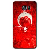 MRCİLETİSİM mrc198901 Albayrak 2 Kılıf HD Desen Baskılı Arka Kapak + Temperli Cam Samsung Galaxy Note 5 ile uyumlu