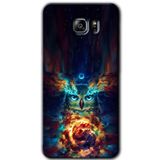 MRCİLETİSİM mrc198916 Ballı Baykuş Kılıf HD Desen Baskılı Arka Kapak + Temperli Cam Samsung Galaxy Note 5 ile uyumlu