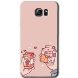 MRCİLETİSİM mrc198941 Meyveli Süt Kılıf HD Desen Baskılı Arka Kapak + Temperli Cam Samsung Galaxy Note 5 ile uyumlu