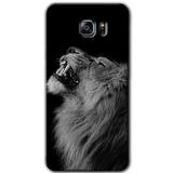 MRCİLETİSİM mrc198980 Lion Kılıf HD Desen Baskılı Arka Kapak + Temperli Cam Samsung Galaxy Note 5 ile uyumlu