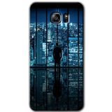 MRCİLETİSİM mrc198983 Şehir Manzarası Kılıf HD Desen Baskılı Arka Kapak + Temperli Cam Samsung Galaxy Note 5 ile uyumlu