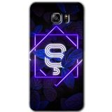 MRCİLETİSİM mrc198990 Dark Neon Yaprak Ş Harfi Kılıf HD Desen Baskılı Arka Kapak + Temperli Cam Samsung Galaxy Note 5 ile uyumlu