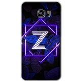 MRCİLETİSİM mrc198996 Dark Neon Yaprak Z Harfi Kılıf HD Desen Baskılı Arka Kapak + Temperli Cam Samsung Galaxy Note 5 ile uyumlu
