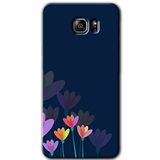 MRCİLETİSİM mrc199029 Çizim Çiçekleri Kılıf HD Desen Baskılı Arka Kapak + Temperli Cam Samsung Galaxy Note 5 ile uyumlu