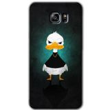 MRCİLETİSİM mrc199035 Angry Duck Kılıf HD Desen Baskılı Arka Kapak + Temperli Cam Samsung Galaxy Note 5 ile uyumlu