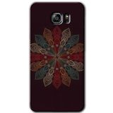 MRCİLETİSİM mrc199120 Mandala Flower Wal Kılıf HD Desen Baskılı Arka Kapak Samsung Galaxy Note 5 ile uyumlu