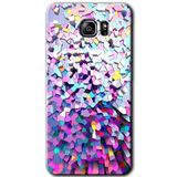 MRCİLETİSİM mrc199122 Mosaic Fragments Colorfull Kılıf HD Desen Baskılı Arka Kapak Samsung Galaxy Note 5 ile uyumlu