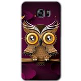 MRCİLETİSİM mrc199125 Owl Bird Branch Kılıf HD Desen Baskılı Arka Kapak Samsung Galaxy Note 5 ile uyumlu