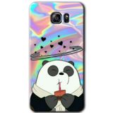 MRCİLETİSİM mrc199160 Milkshake Panda Kılıf HD Desen Baskılı Arka Kapak Samsung Galaxy Note 5 ile uyumlu