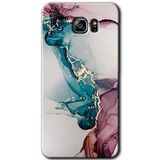 MRCİLETİSİM mrc199190 Liquid Mermer Kılıf HD Desen Baskılı Arka Kapak Samsung Galaxy Note 5 ile uyumlu