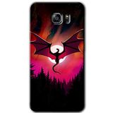 MRCİLETİSİM mrc199247 Dragon Night Kılıf HD Desen Baskılı Arka Kapak Samsung Galaxy Note 5 ile uyumlu