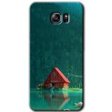 MRCİLETİSİM mrc199256 House In Woods Kılıf HD Desen Baskılı Arka Kapak Samsung Galaxy Note 5 ile uyumlu