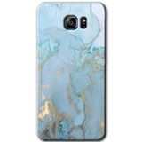 MRCİLETİSİM mrc199319 Mavi Gold Mermer Kılıf HD Desen Baskılı Arka Kapak Samsung Galaxy Note 5 ile uyumlu