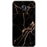 MRCİLETİSİM mrc199326 Siyah Gold Mermer Kılıf HD Desen Baskılı Arka Kapak Samsung Galaxy Note 5 ile uyumlu