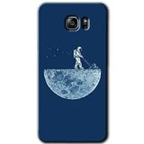 MRCİLETİSİM mrc199335 Uzay İşçisi Kılıf HD Desen Baskılı Arka Kapak Samsung Galaxy Note 5 ile uyumlu