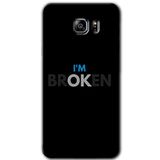MRCİLETİSİM mrc199483 Im Broken Kılıf HD Desen Baskılı Arka Kapak Samsung Galaxy Note 5 ile uyumlu