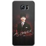 MRCİLETİSİM mrc199488 Kemal Atatürk Kılıf HD Desen Baskılı Arka Kapak Samsung Galaxy Note 5 ile uyumlu
