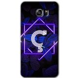 MRCİLETİSİM mrc199509 Dark Neon Yaprak Ç Harfi Kılıf HD Desen Baskılı Arka Kapak Samsung Galaxy Note 5 ile uyumlu