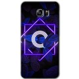 MRCİLETİSİM mrc199523 Dark Neon Yaprak O Harfi Kılıf HD Desen Baskılı Arka Kapak Samsung Galaxy Note 5 ile uyumlu