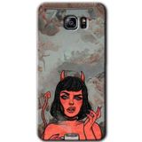 MRCİLETİSİM mrc199527 Devil Girl Kılıf HD Desen Baskılı Arka Kapak Samsung Galaxy Note 5 ile uyumlu