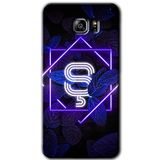 MRCİLETİSİM mrc199540 Dark Neon Yaprak Ş Harfi Kılıf HD Desen Baskılı Arka Kapak Samsung Galaxy Note 5 ile uyumlu
