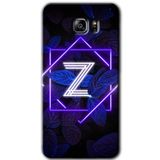 MRCİLETİSİM mrc199546 Dark Neon Yaprak Z Harfi Kılıf HD Desen Baskılı Arka Kapak Samsung Galaxy Note 5 ile uyumlu
