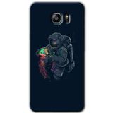 MRCİLETİSİM mrc199577 Astronot Kıyafeti Kılıf HD Desen Baskılı Arka Kapak Samsung Galaxy Note 5 ile uyumlu