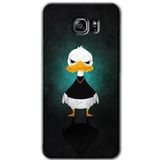 MRCİLETİSİM mrc199585 Angry Duck Kılıf HD Desen Baskılı Arka Kapak Samsung Galaxy Note 5 ile uyumlu