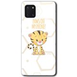 MRCİLETİSİM mrc200296 Sevimli Kedi 1 Kılıf HD Desen Baskılı Arka Kapak Samsung Galaxy Note 10 Lite ile uyumlu