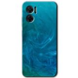 MRCİLETİSİM mrc201246 Mavi Aura Kılıf HD Desen Baskılı Arka Kapak Xiaomi Redmi Note 11E ile uyumlu
