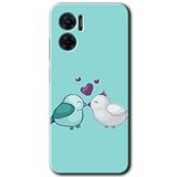 MRCİLETİSİM mrc201269 Mutlu Kuşlar Kılıf HD Desen Baskılı Arka Kapak Xiaomi Redmi Note 11E ile uyumlu