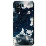 MRCİLETİSİM mrc201303 Gece Gökyüzü Kılıf HD Desen Baskılı Arka Kapak Xiaomi Redmi Note 11E ile uyumlu