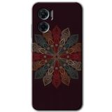MRCİLETİSİM mrc201320 Mandala Flower Wal Kılıf HD Desen Baskılı Arka Kapak Xiaomi Redmi Note 11E ile uyumlu