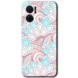 MRCİLETİSİM mrc201393 Çin Mandala 1 Kılıf HD Desen Baskılı Arka Kapak Xiaomi Redmi Note 11E ile uyumlu