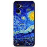 MRCİLETİSİM mrc201421 Starry Night Kılıf HD Desen Baskılı Arka Kapak Xiaomi Redmi Note 11E ile uyumlu