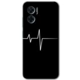 MRCİLETİSİM mrc201454 Heart Rytm Kılıf HD Desen Baskılı Arka Kapak Xiaomi Redmi Note 11E ile uyumlu