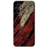 MRCİLETİSİM mrc201465 Kumaş Deseni 6 Kılıf HD Desen Baskılı Arka Kapak Xiaomi Redmi Note 11E ile uyumlu