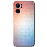 MRCİLETİSİM mrc201473 Polygon Graident 3 Kılıf HD Desen Baskılı Arka Kapak Xiaomi Redmi Note 11E ile uyumlu