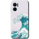 MRCİLETİSİM mrc201484 Dalga Kılıf HD Desen Baskılı Arka Kapak Xiaomi Redmi Note 11E ile uyumlu