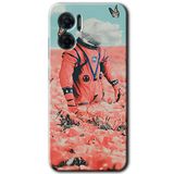MRCİLETİSİM mrc201487 Uzay Bahçesi Kılıf HD Desen Baskılı Arka Kapak Xiaomi Redmi Note 11E ile uyumlu